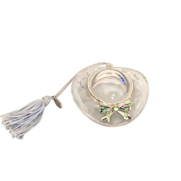 Lenox Crystal Milliner’s Hat Christmas Ornament - Picture 3 of 6